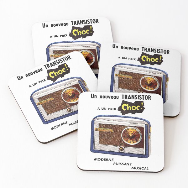 Item preview, FRENCH TRANSISTOR RADIO - ADVERT designed and sold by ThrowbackAds.