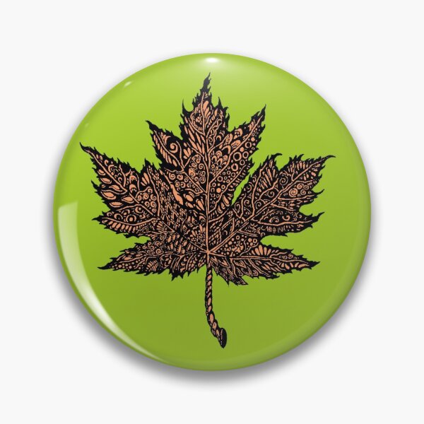 Item preview, Blackwork leaf designed and sold by NLaRosaArt.
