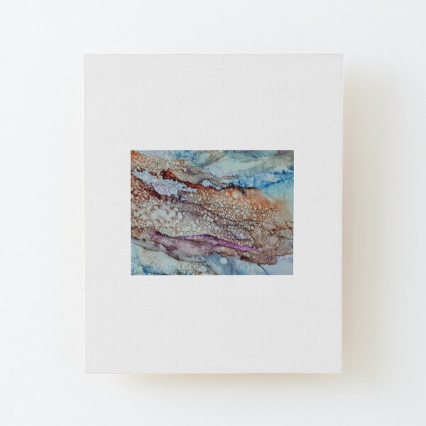 Desert Mountain Dreaming Wood Mounted Print