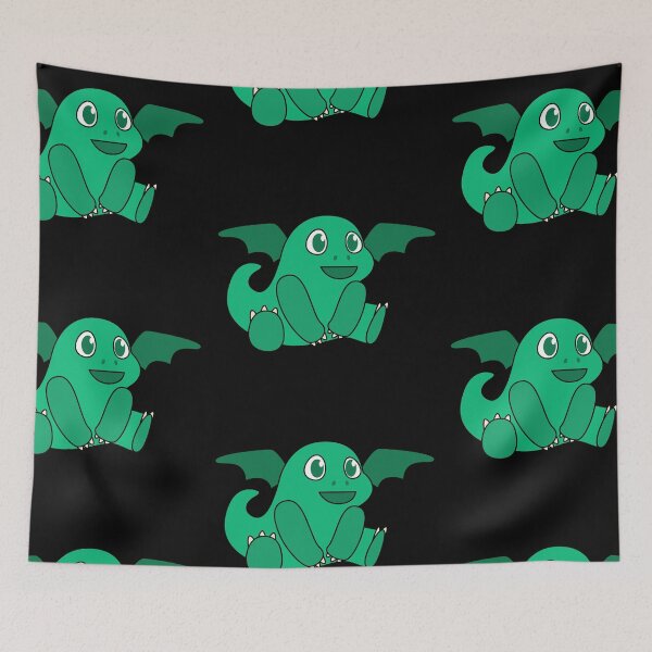 Item preview, Dragon Dragon Monster Lizard Saurian Fantasy Fable Fire Breathing Child Kids Baby Gift Idea designed and sold by Mark Sukra.