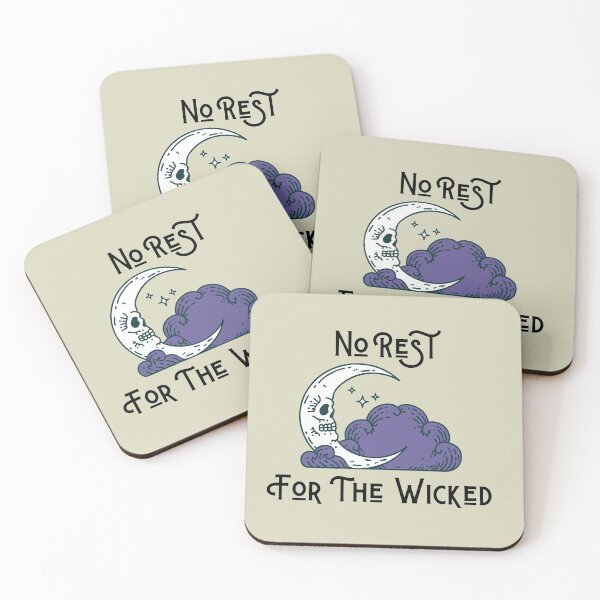 Item preview, Spooky Moon & Stars - No Rest For The Wicked  designed and sold by Peculiar Parents Club.