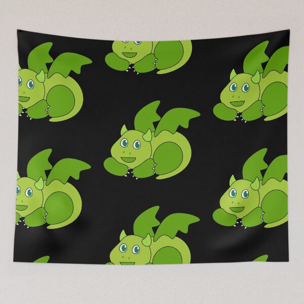 Item preview, Dragon Dragon Monster Lizard Saurian Fantasy Fable Fire Breathing Child Kids Baby Gift Idea designed and sold by Mark Sukra.