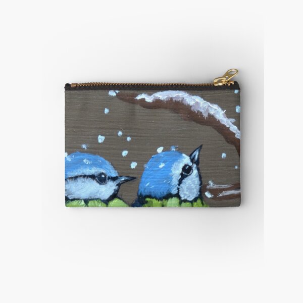 Item preview, Eurasian Blue Tit, A Chickadee, A Blue Tit Bird, Tweeti Birds in the Winter designed and sold by DiensDesign.