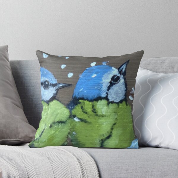 Item preview, Eurasian Blue Tit, A Chickadee, A Blue Tit Bird, Tweeti Birds in the Winter designed and sold by DiensDesign.