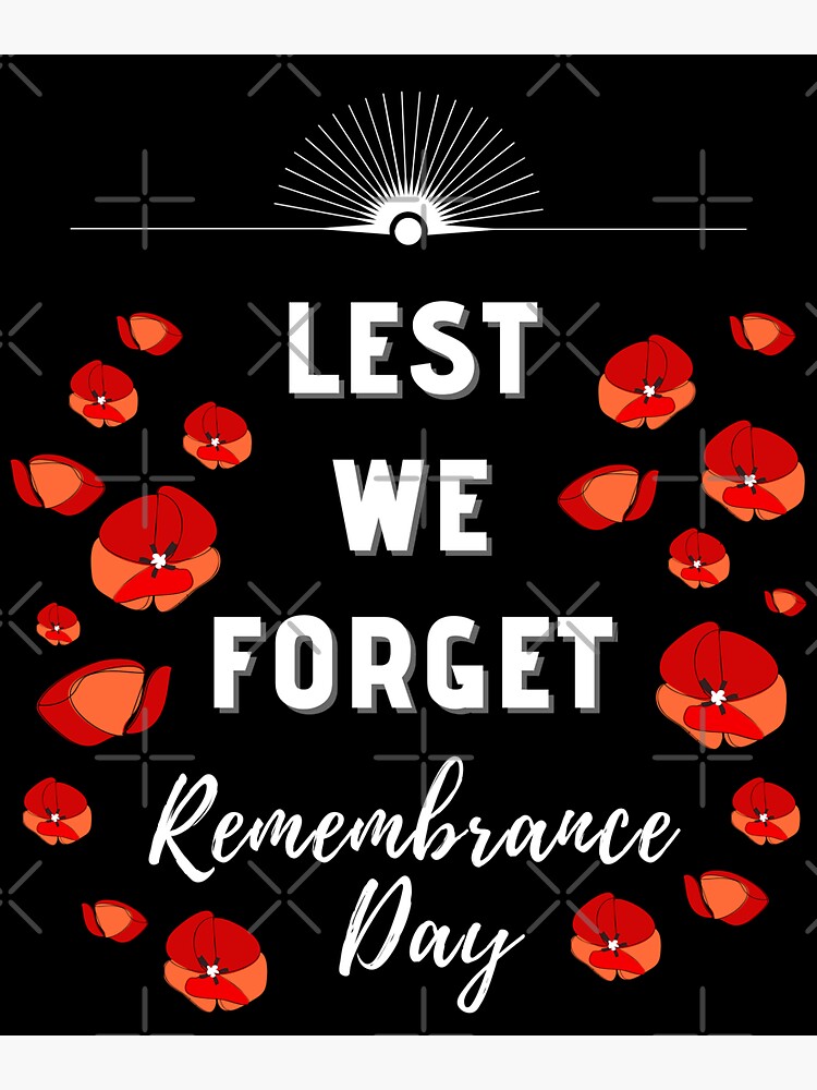 Discover Lest We Forget. Remembrance Day. Sticker