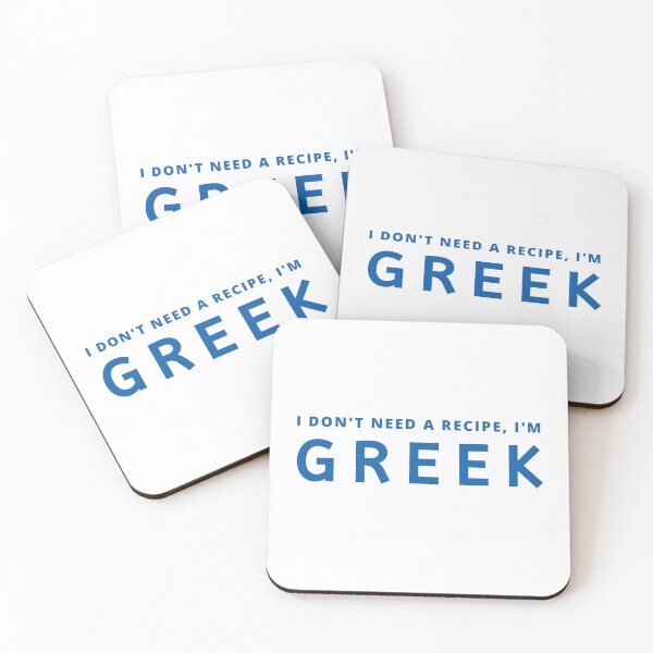Item preview, I Don't need recipe, I'm Greek designed and sold by TheStudioBee.