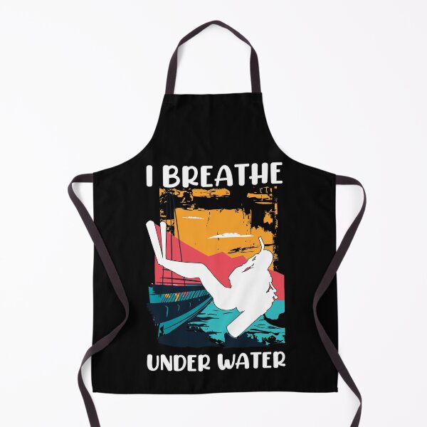 Item preview, I Breathe Under Water Scuba Diving Design Art Funny Diver Gift designed and sold by Anushka-art.