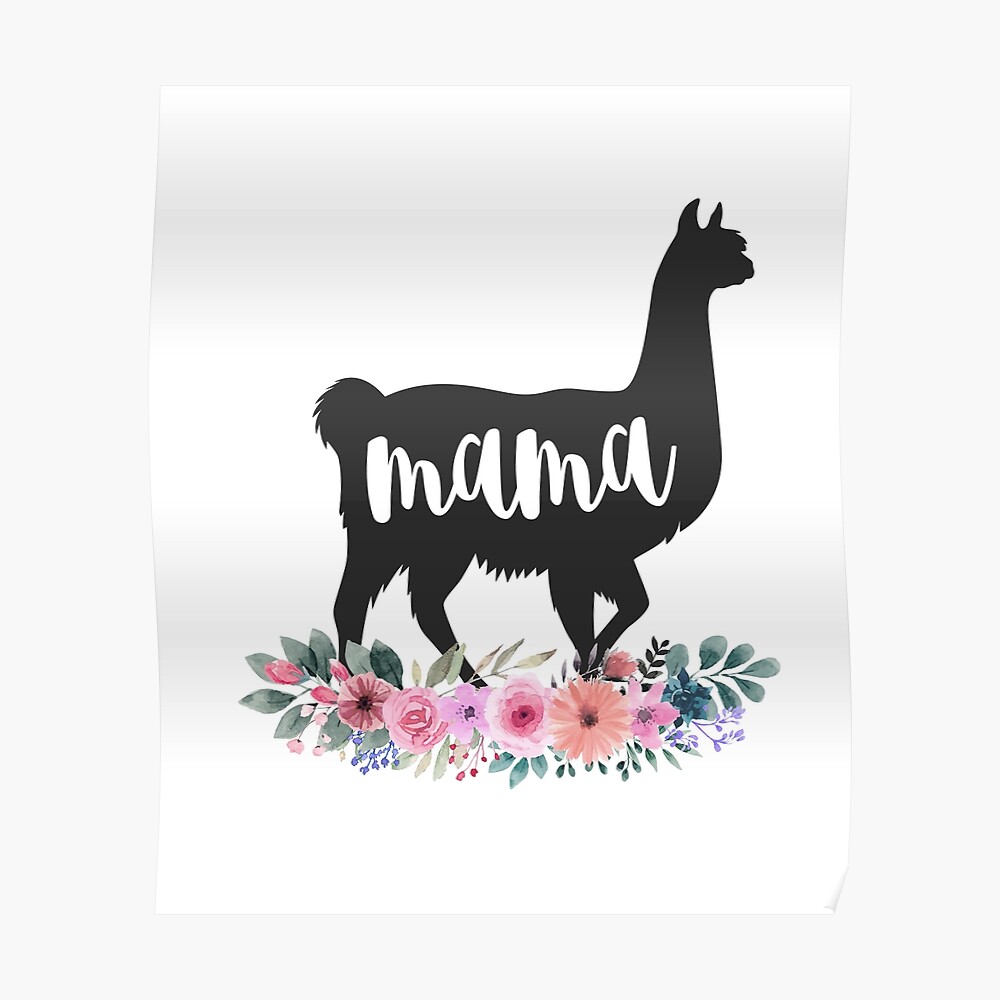 Mama Bear Floral Watercolor Flowers  Sticker for Sale by KNEI