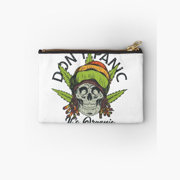 Item preview, Rasta Skull Art Don't Panic designed and sold by JTS STORE.