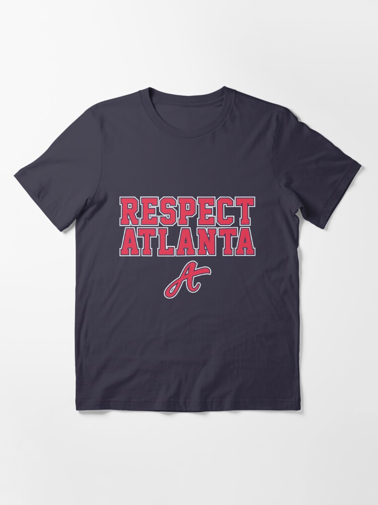 Ladies Atlanta Braves Vintage A Logo Cotton T Shirt - Large Respect The A 