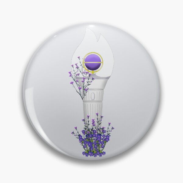 Item preview, Everglow Floral Lightstick kpop  designed and sold by Raquel Maia.