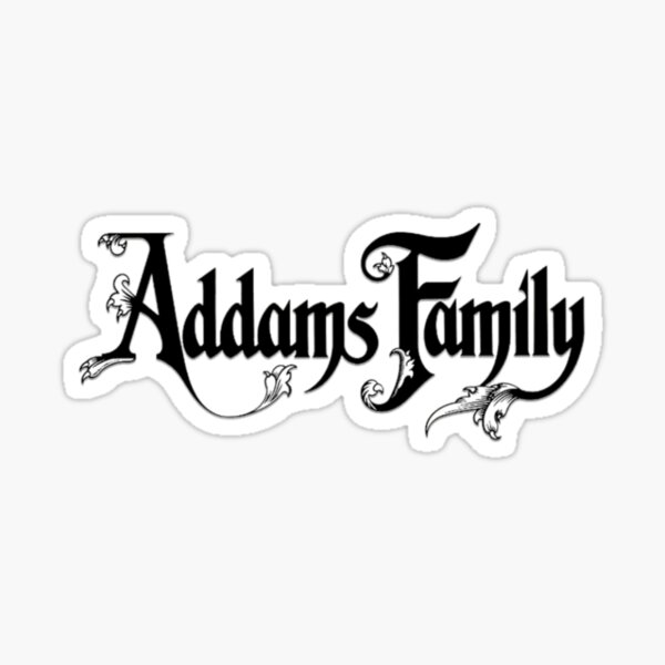 Addams Family Stickers Redbubble