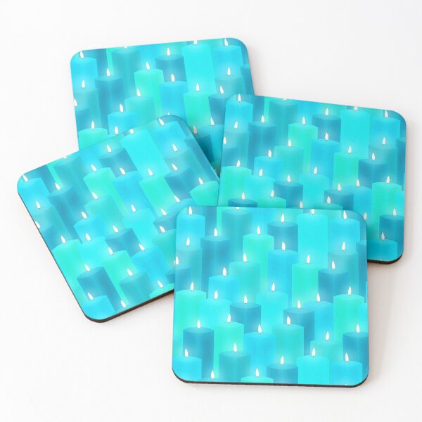 Item preview, Candles in Shades of Blue designed and sold by The Wellington Boot.