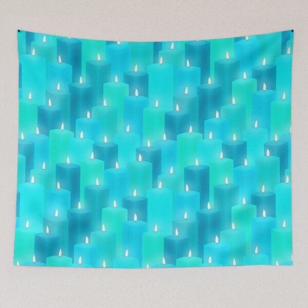 Item preview, Candles in Shades of Blue designed and sold by The Wellington Boot.