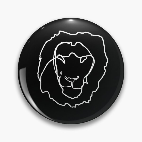 Item preview, One line Lion White  designed and sold by Tamar99.