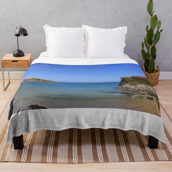 Item preview, Towan beach, Newquay in the sunshine designed and sold by CornishPano.