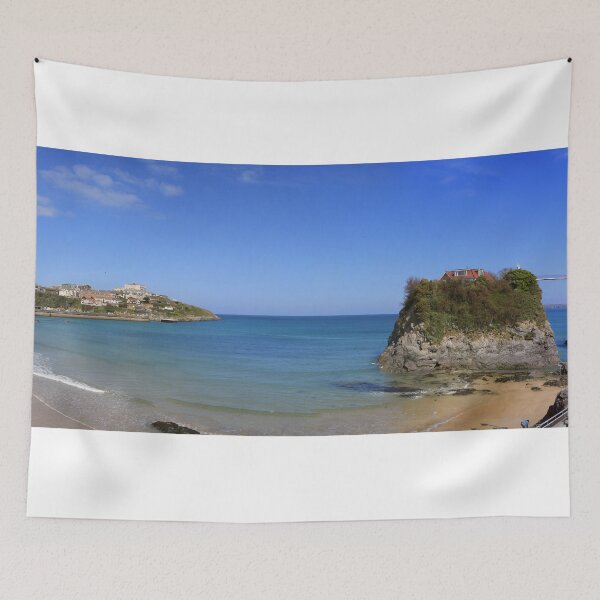 Item preview, Towan beach, Newquay in the sunshine designed and sold by CornishPano.