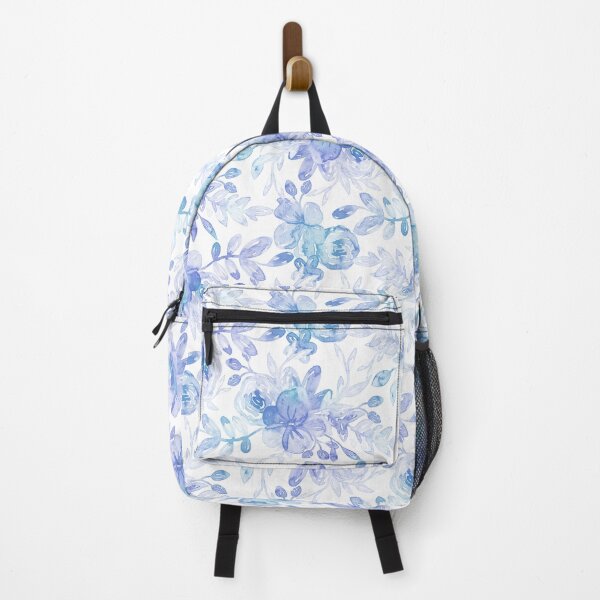 Item preview, Simple Soft Watercolor Chintz in Pastel Purple and Blue  designed and sold by Perrin Le Feuvre.