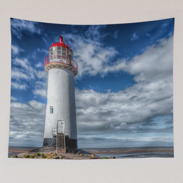 Item preview, Talacre Lighthouse Point of Ayre Flintshire Wales designed and sold by AJEvans.