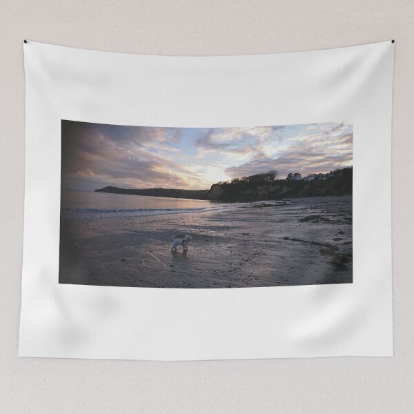 Item preview, Westy on a beach at sunset designed and sold by CornishPano.