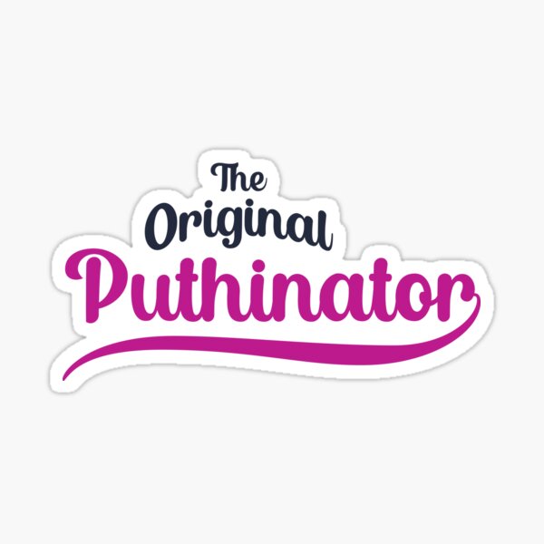 The Original Puthinator - Mr Puth Fans Magenta Sticker
