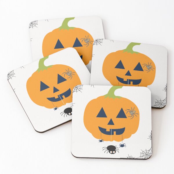Item preview, Spine Tingling Spooky Pumpkins with spiders for Halloween Fans - Cute Halloween designed and sold by Vero De.