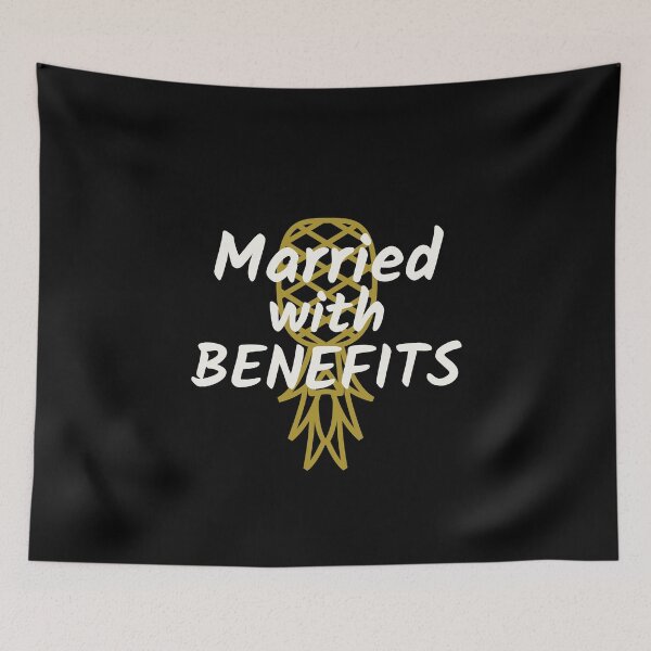 Item preview, Married With Benefits Swinger Design for Spouses designed and sold by MixedBagMerch.