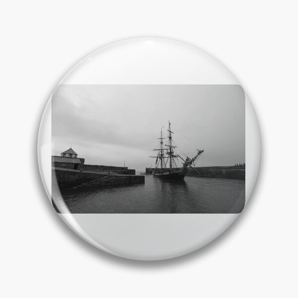 Item preview, Tall ship entering harbour designed and sold by CornishPano.
