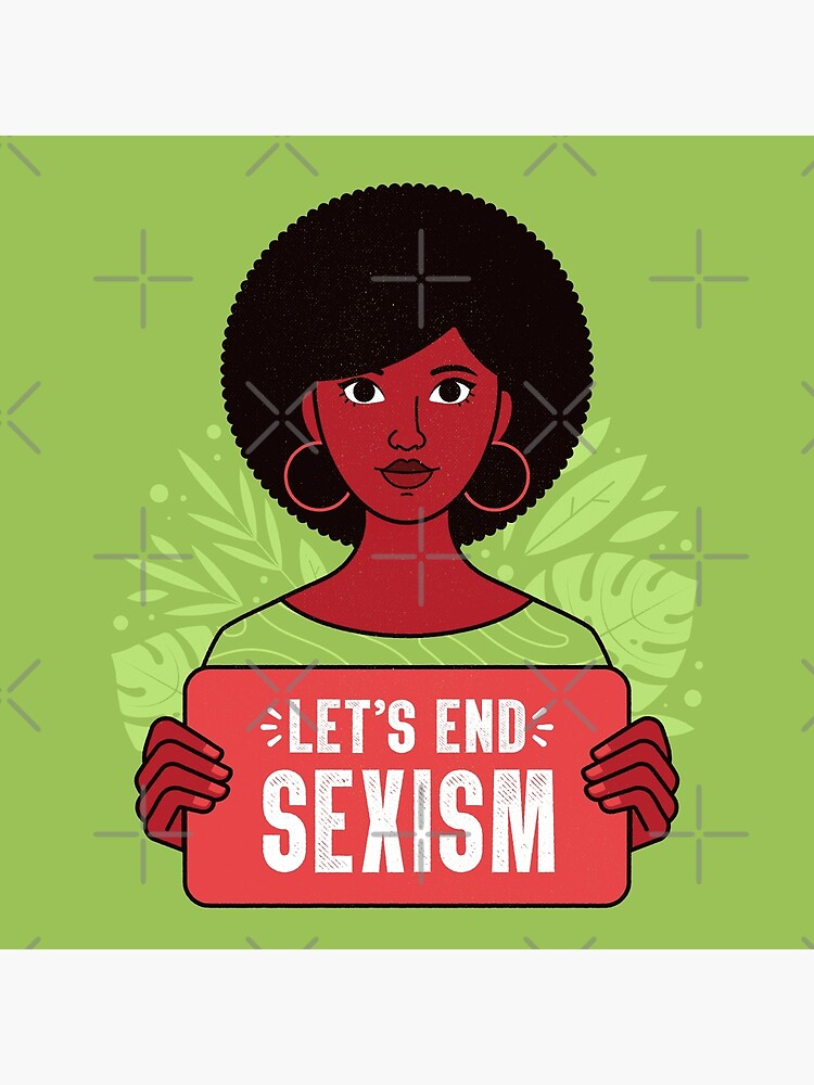 Intersectional Feminist Art Lets End Sexism Poster By Avantgirl Redbubble 4813