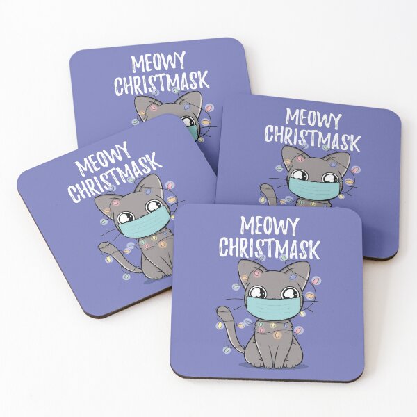 Item preview, Meowy Christmask Cute Christmas Cat designed and sold by CrystalCrush.
