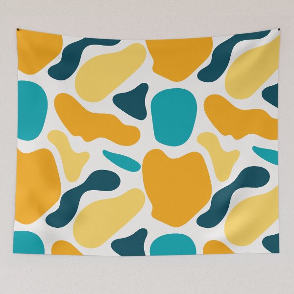Item preview, Abstract Liquid Colorful Shapes Pattern designed and sold by Aysel's Designs.