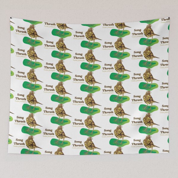 Item preview, Song Thrush Garden Bird designed and sold by BijouArt.