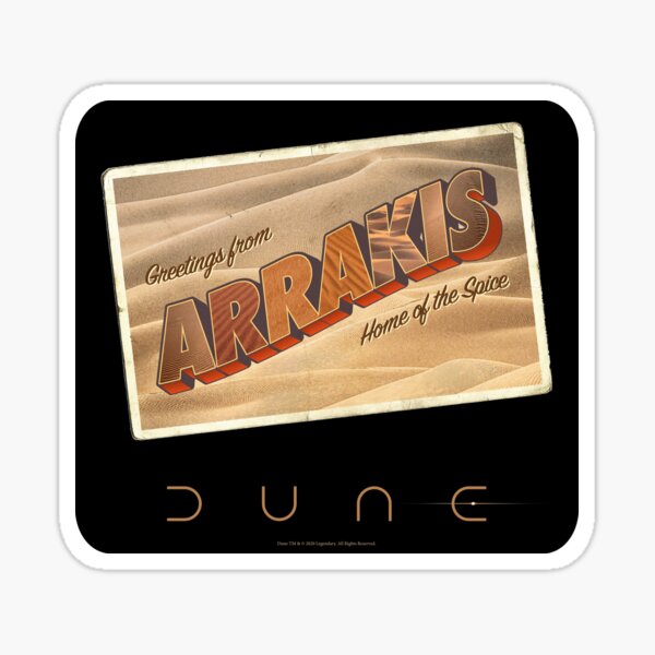 Item preview, Greetings from Arrakis, home of the spice designed and sold by Eenig.
