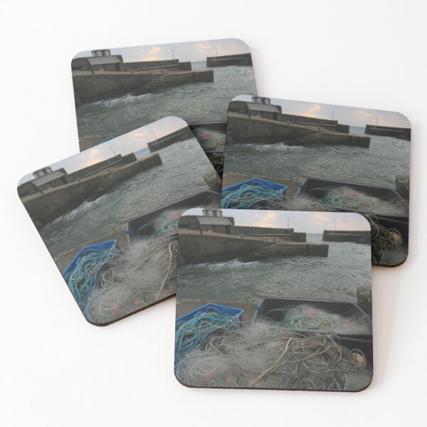 Item preview, Charlestown harbour with fishermens gear designed and sold by CornishPano.