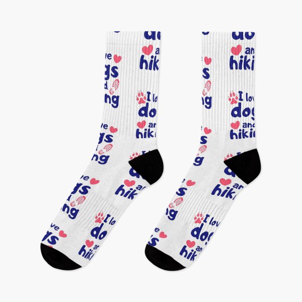 Item preview, I Love Dogs and Hiking designed and sold by razvigod.