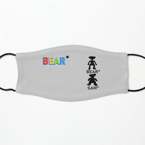 Bear Roblox Kids Masks Redbubble - roblox bear sam code