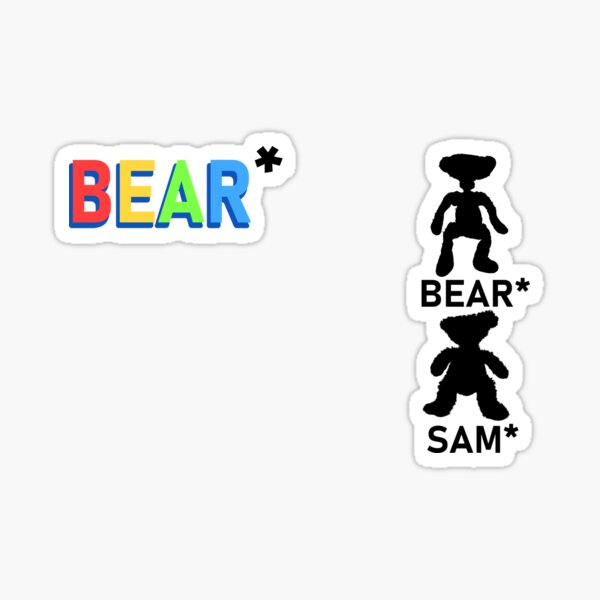 Roblox Bear Stickers Redbubble - roblox bear shadow sam
