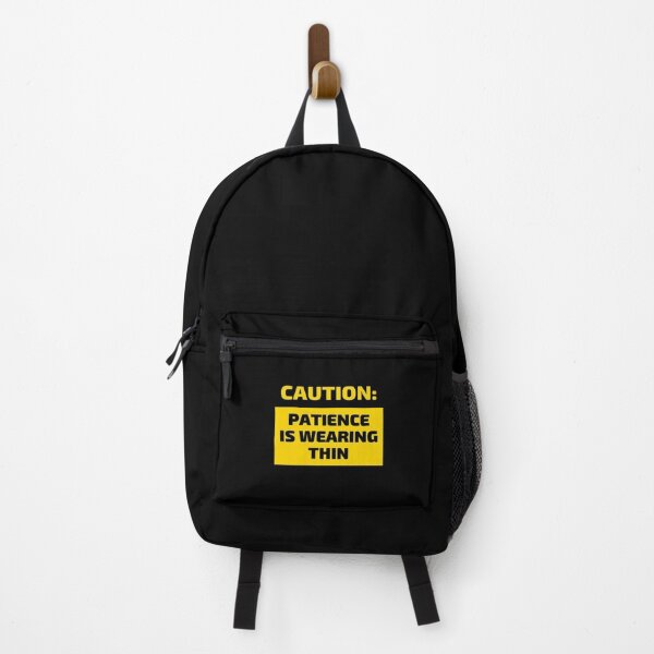 Item preview, Caution Patience is Wearing Thin designed and sold by owlvocado.