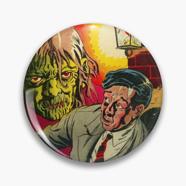 Item preview, Creepy shrunken heads - vintage pulp comic designed and sold by Vintage Designs +.