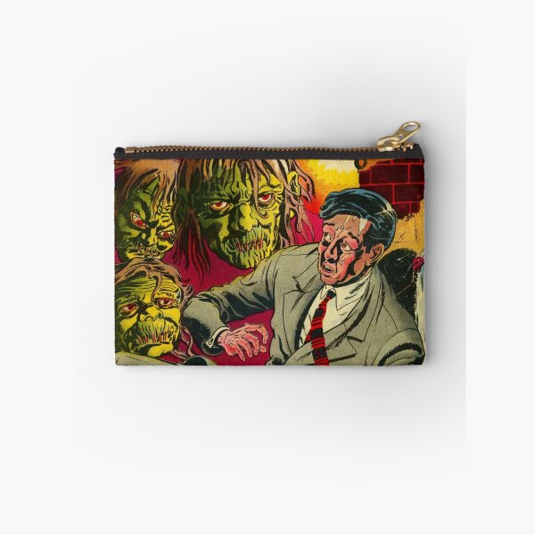 Item preview, Creepy shrunken heads - vintage pulp comic designed and sold by Vintage Designs +.