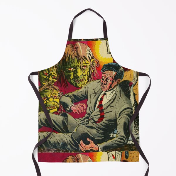 Item preview, Creepy shrunken heads - vintage pulp comic designed and sold by Vintage Designs +.