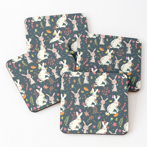 rabbit lover Coasters (Set of 4)