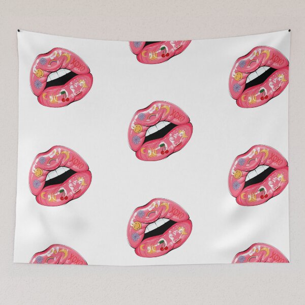 Item preview, Pink lips designed and sold by Natalia Petrova.