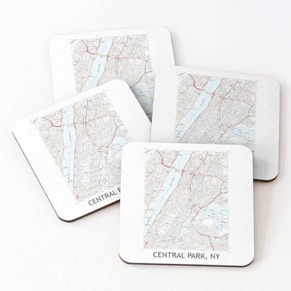 Item preview, Central Park, NY Topographical Map Clean designed and sold by PGHPhotoCo.