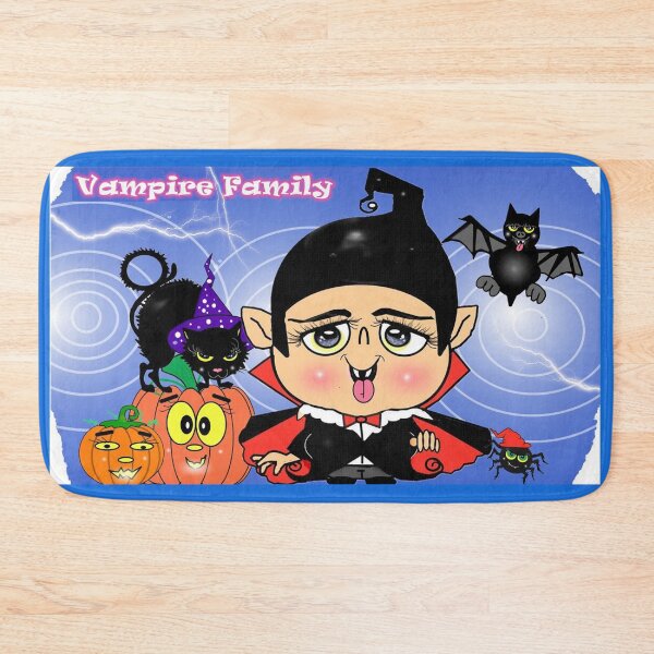 Item preview, Vampire family  - bat , black cat and vampire  designed and sold by Shirley cute art .