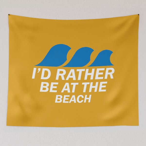 Item preview, I'd rather be at the beach designed and sold by Starstacks.