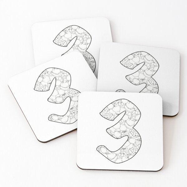 Item preview, Number 3- Fruity Print sticker designed and sold by Fruit-Tee.