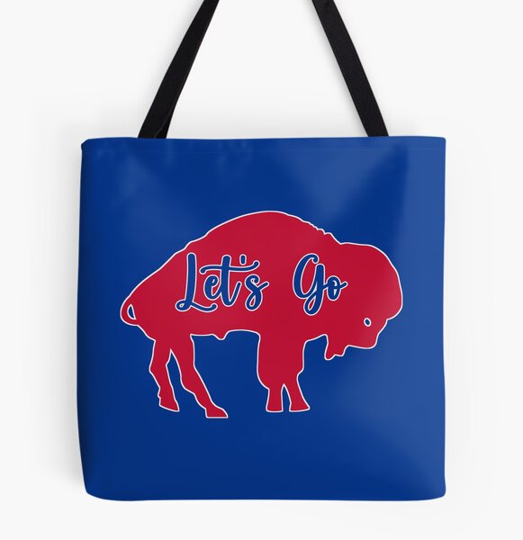 Lets Go Buffalo Tote Bag AOP Bills Tote Bag Buffalo Tote 