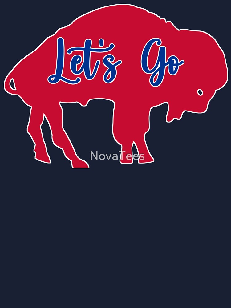 let's go buffalo Sticker for Sale by NovaTees