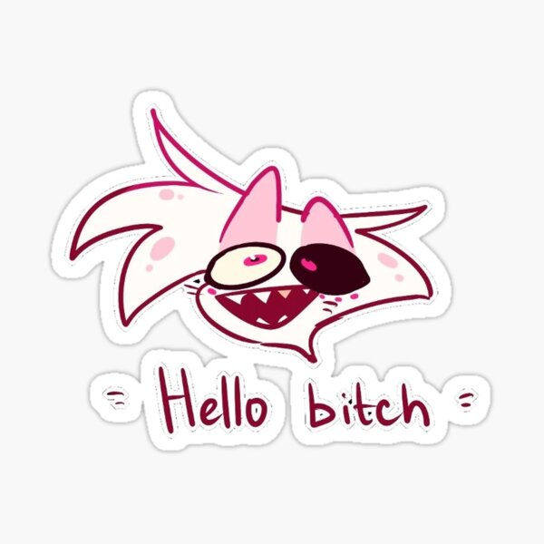 Hazbin Hotel Angel Dust Sticker